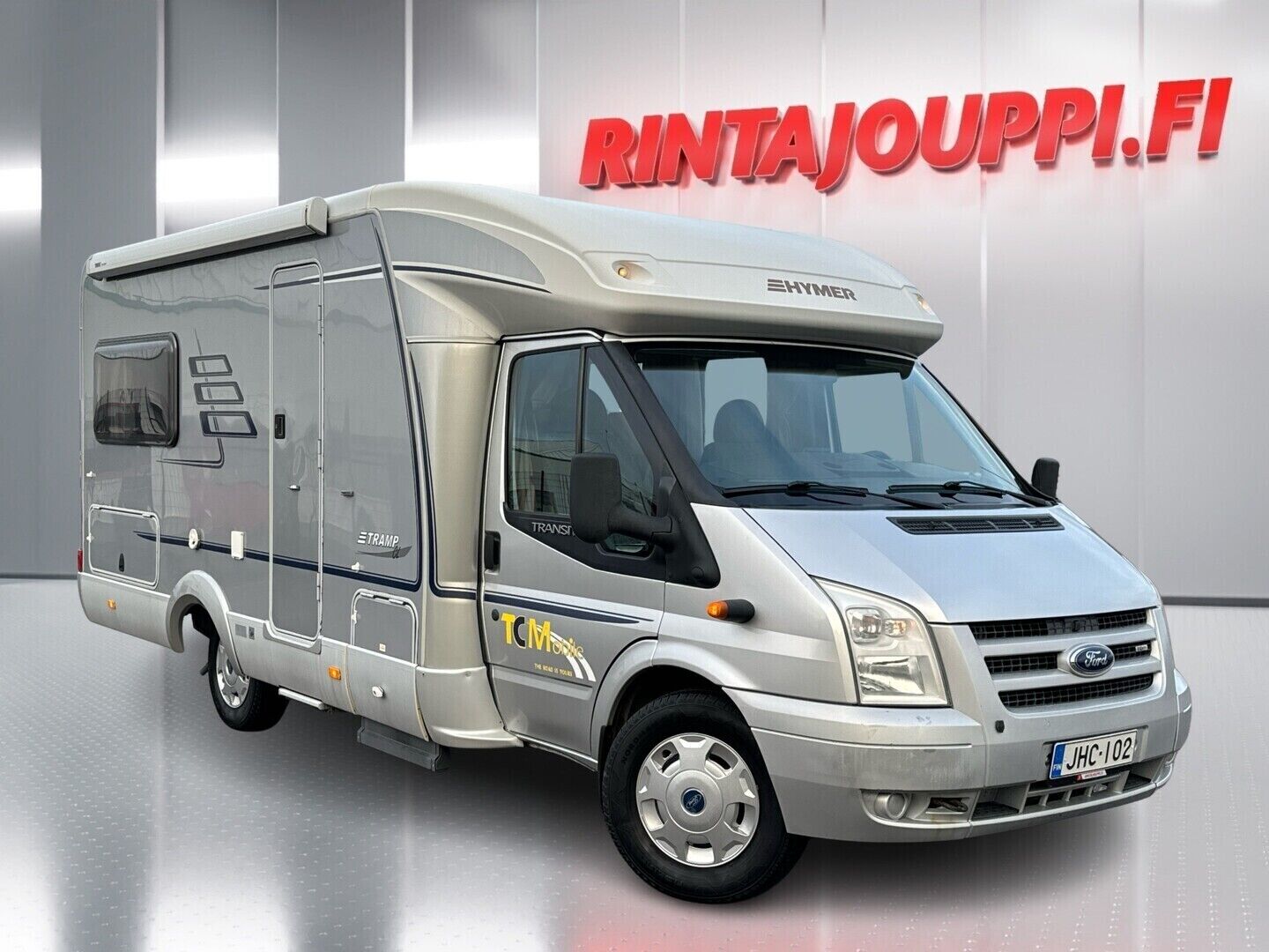 Valkoinen Hymer T 652 CL