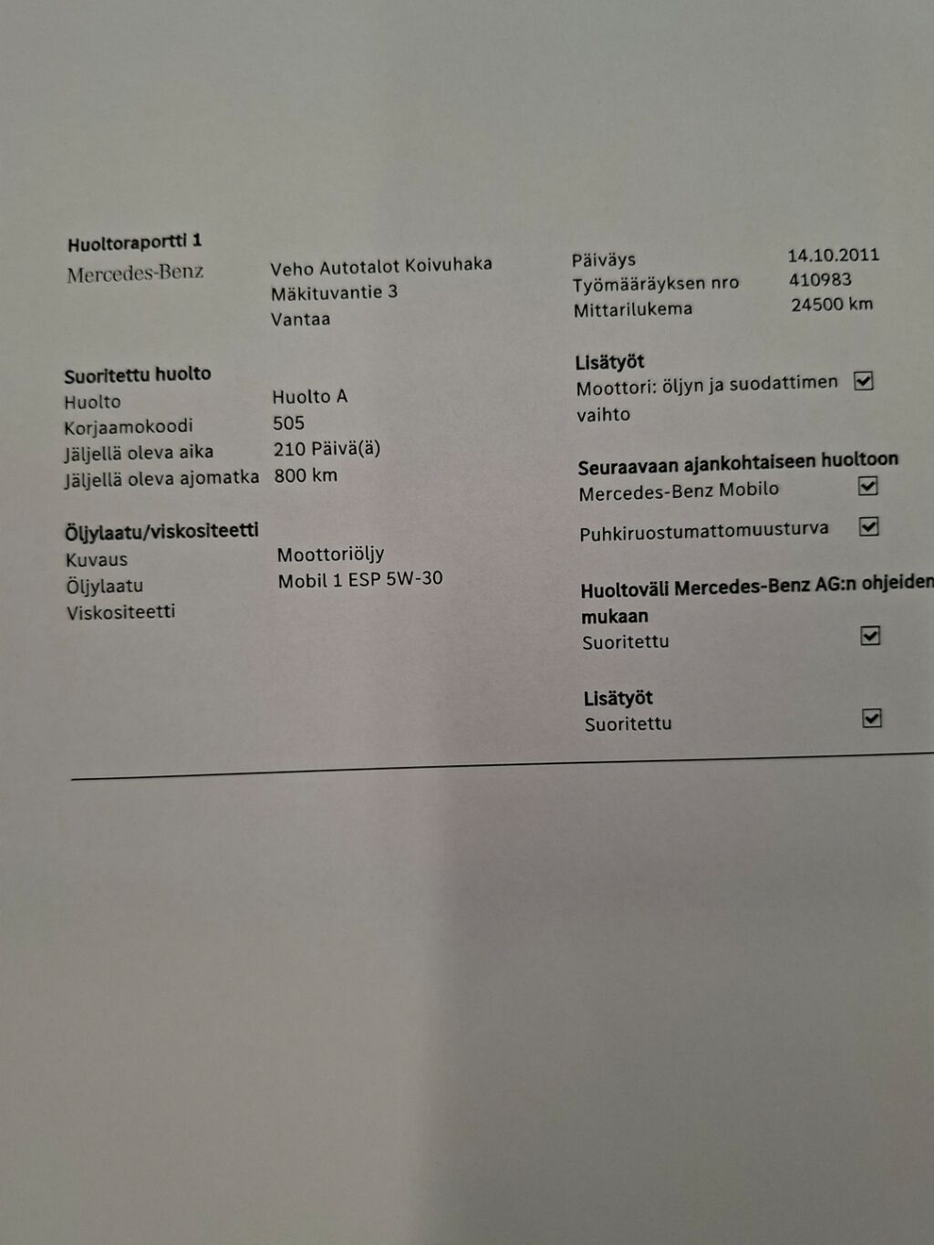 Mercedes-Benz C 2011 Musta