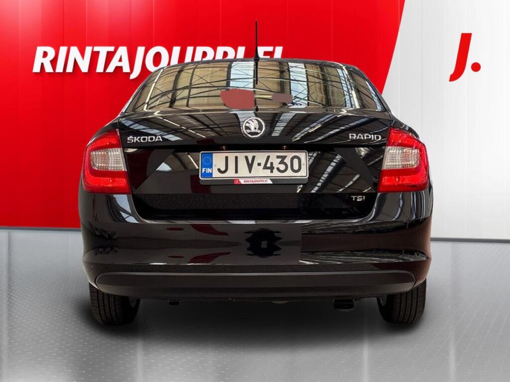 Skoda Rapid 2013 Musta