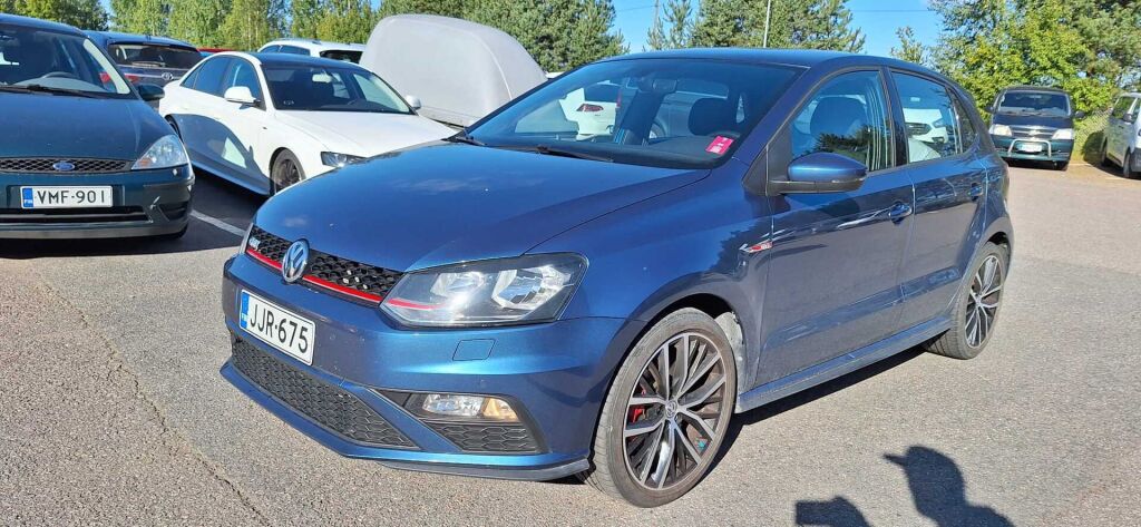 Volkswagen Polo 2015 Sininen