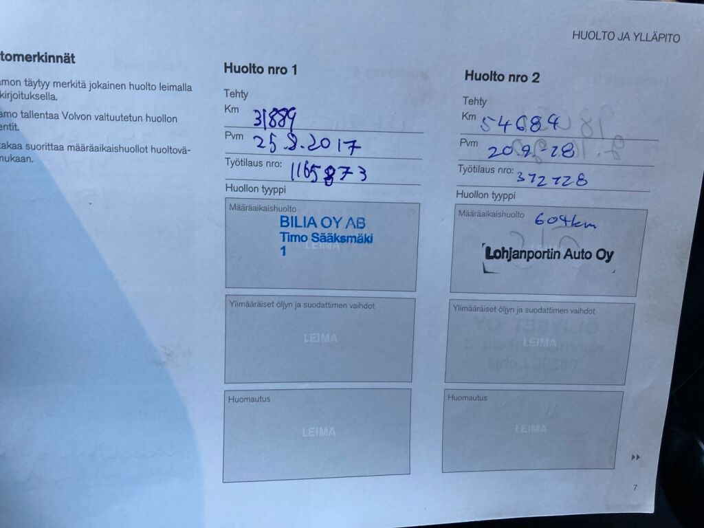 Volvo V40 2016 Punainen