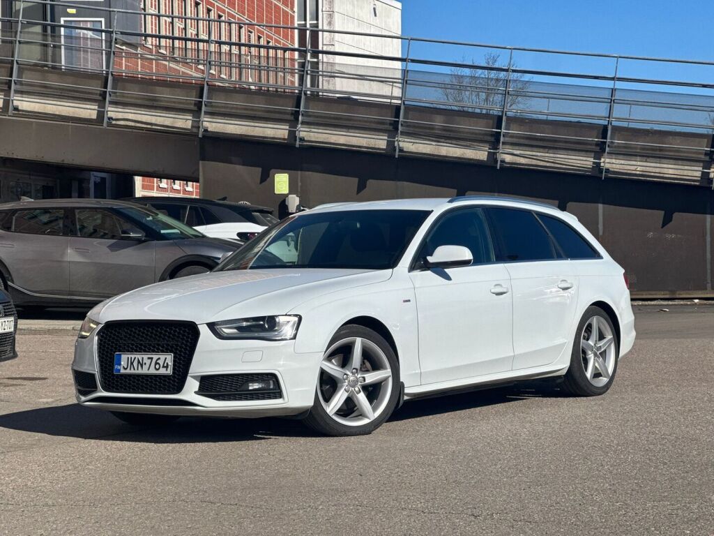 Audi A4 2014 Valkoinen