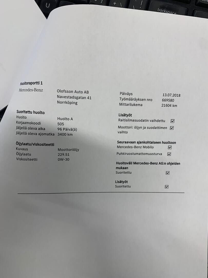 Mercedes-Benz GLC 2017 Sininen