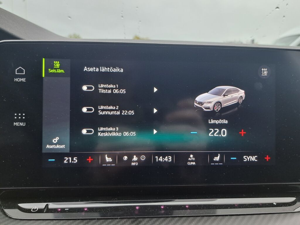 Skoda Octavia 2021 Punainen