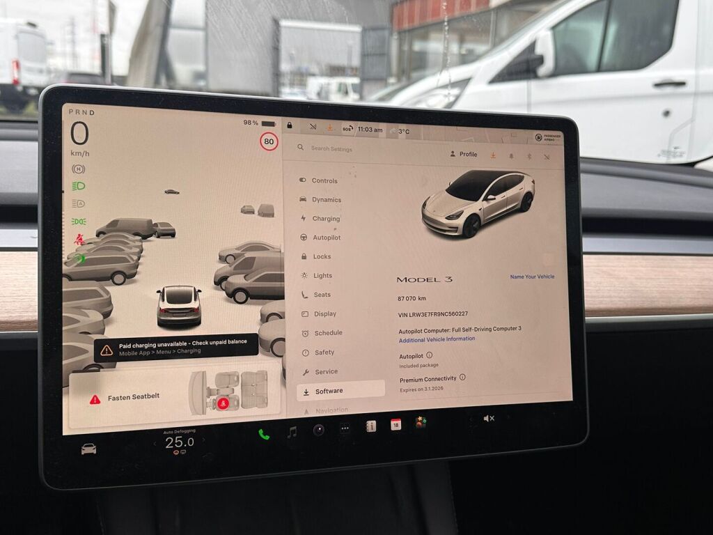 Tesla Model 3 2022 Valkoinen