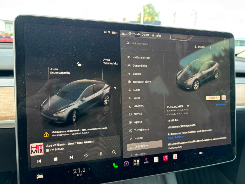 Tesla Model Y 2022 Harmaa