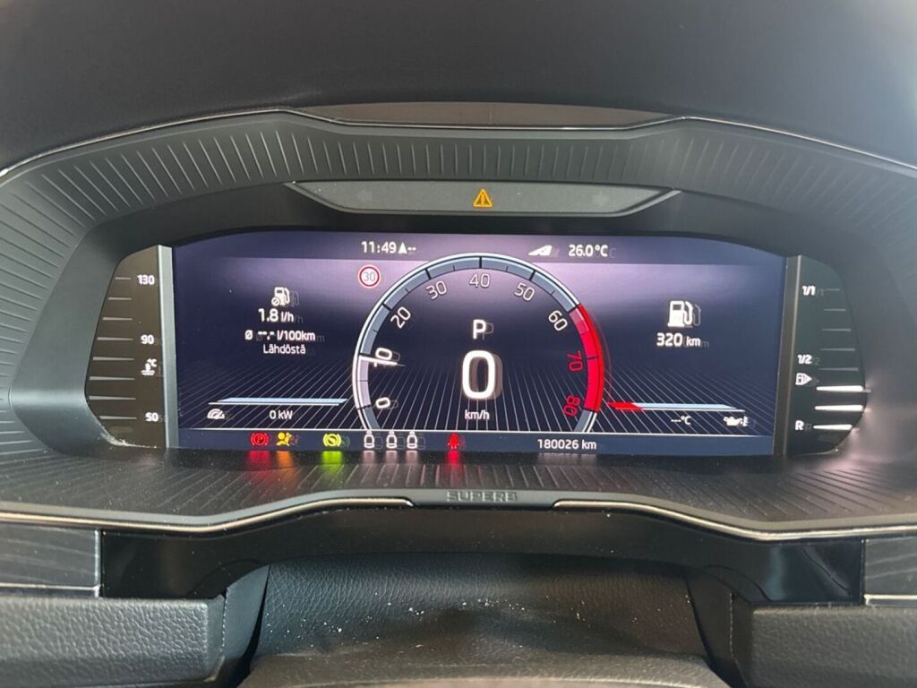 Skoda Superb 2022 Punainen