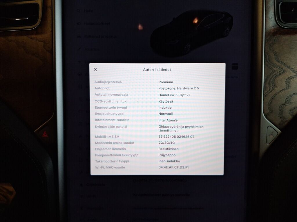 Tesla Model S 2018 Musta