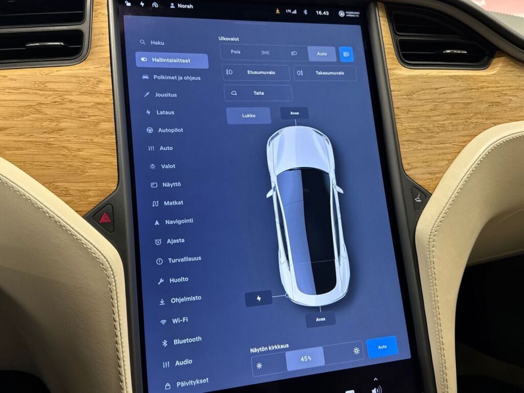 Tesla Model S 2020 Valkoinen