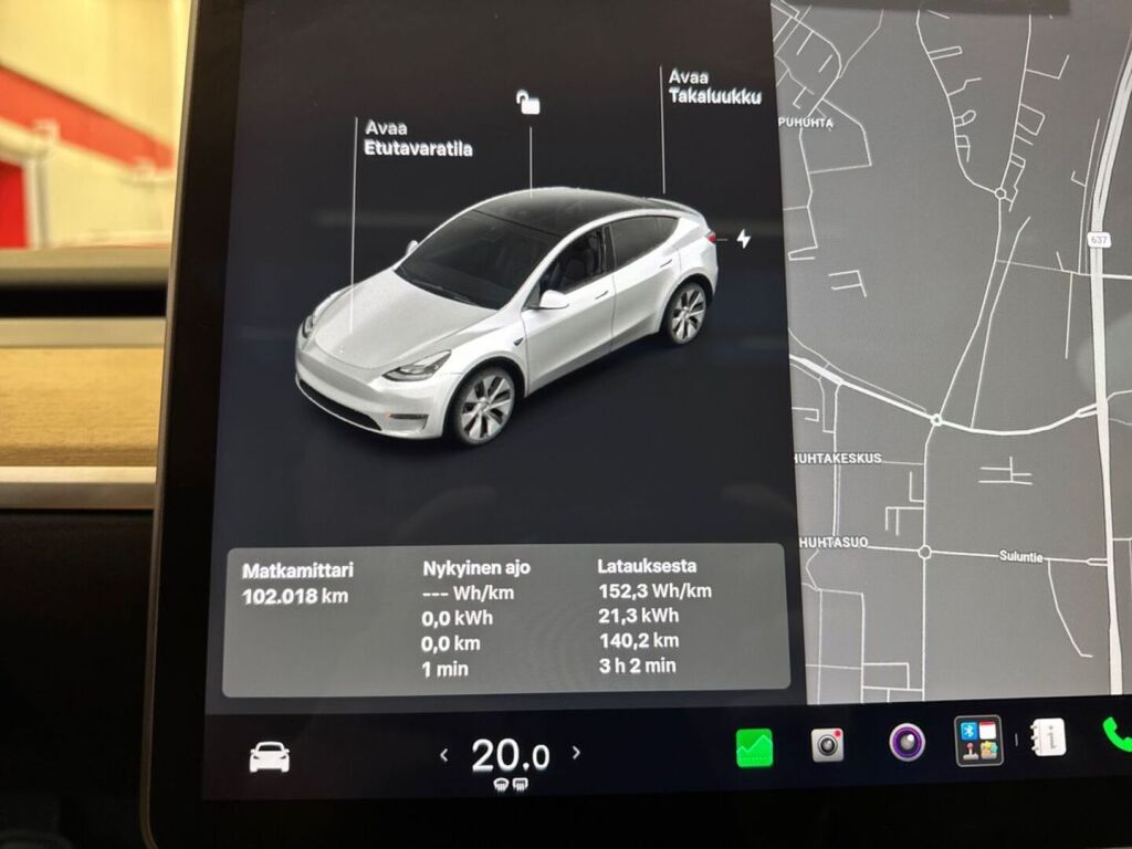 Tesla Model Y 2021 Harmaa