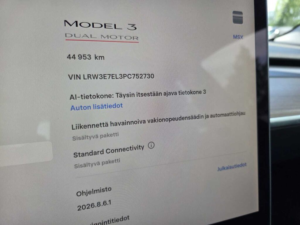 Tesla Model 3 2023 Harmaa
