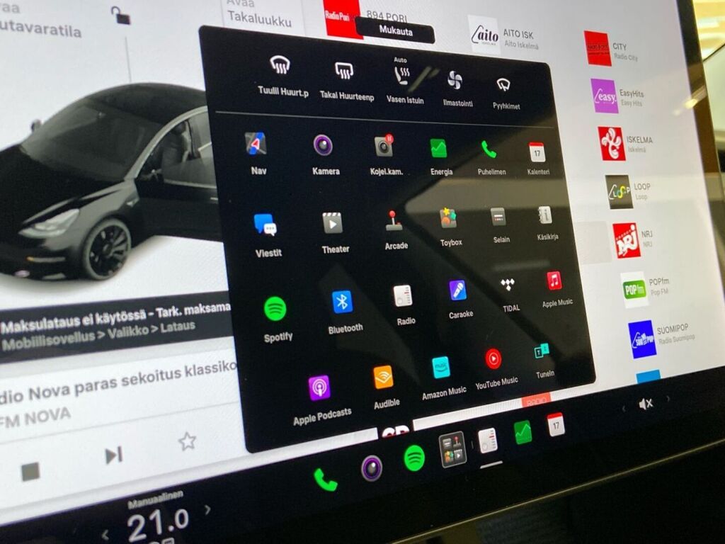 Tesla Model 3 2021 Musta