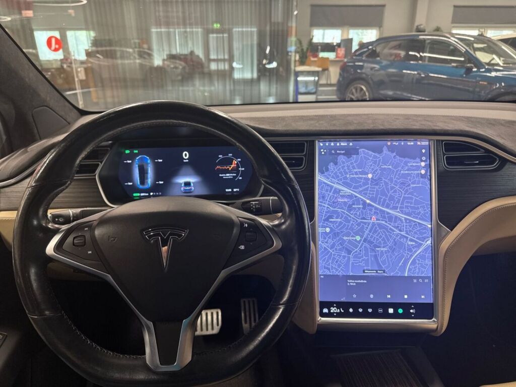 Tesla Model X 2016 Sininen