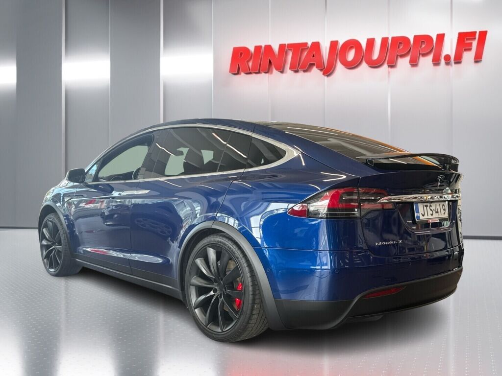 Tesla Model X 2016 Sininen