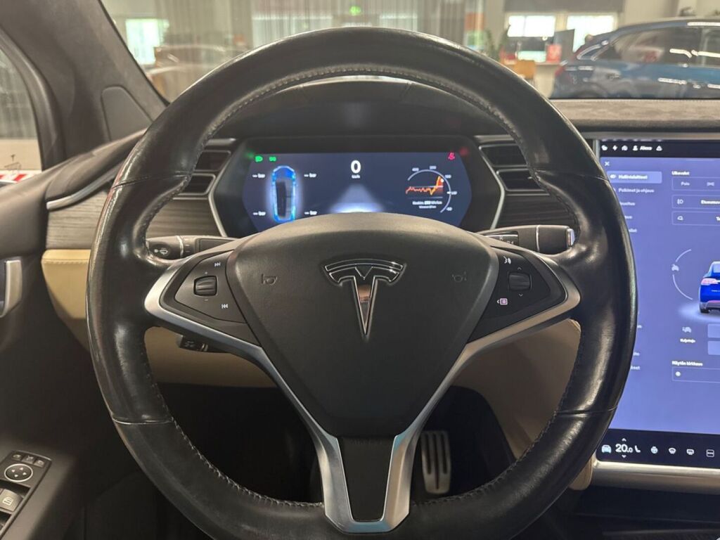 Tesla Model X 2016 Sininen