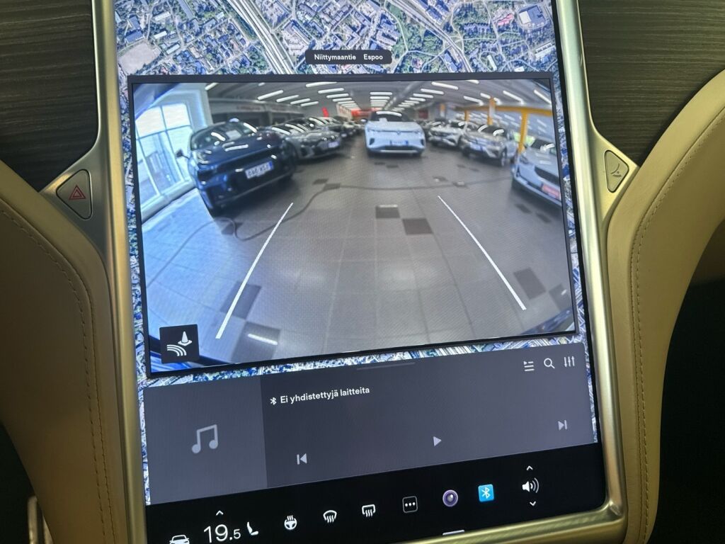 Tesla Model X 2016 Sininen