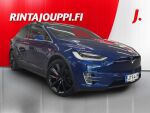 Tesla Model X 2016 Sininen