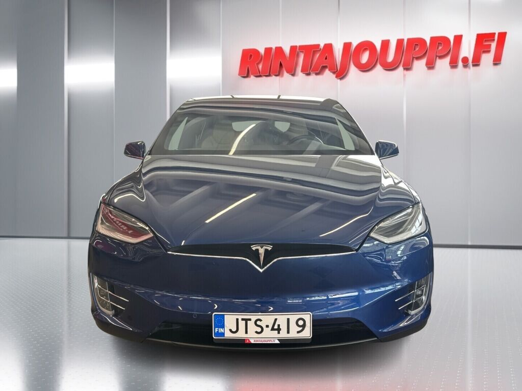 Tesla Model X 2016 Sininen