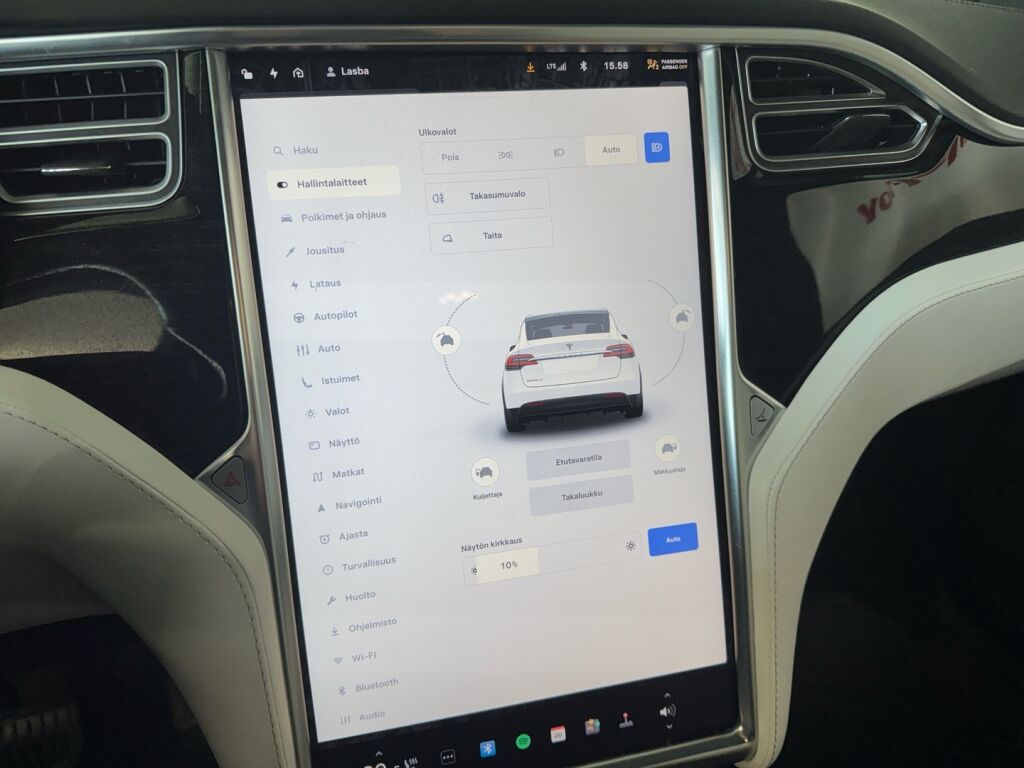 Tesla Model X 2016 Harmaa