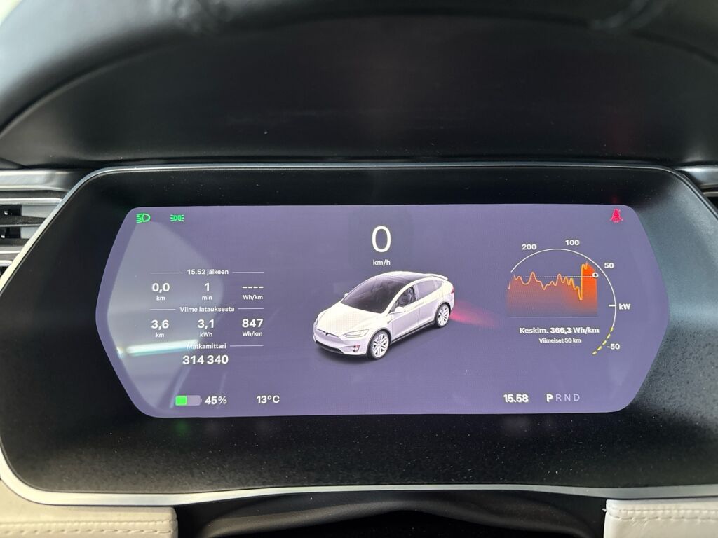 Tesla Model X 2016 Harmaa