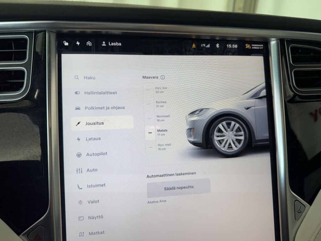 Tesla Model X 2016 Harmaa