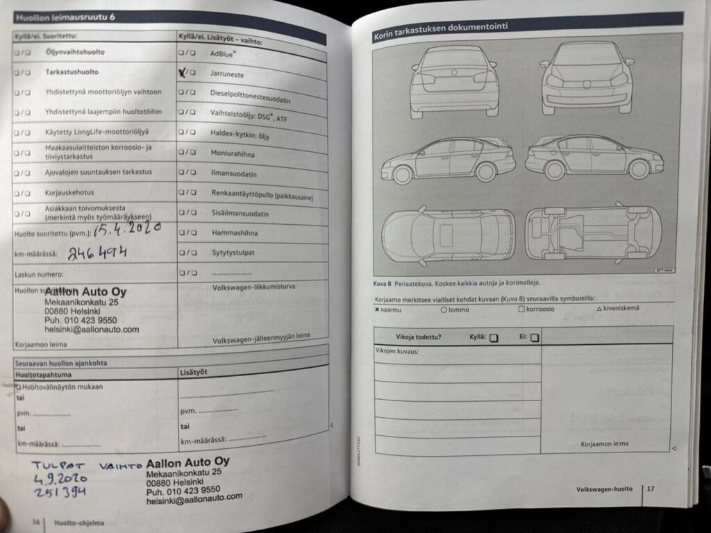 Volkswagen Golf Variant 2004 Punainen
