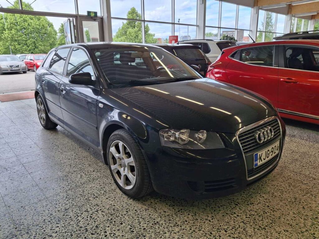 Audi A3 2007 Musta