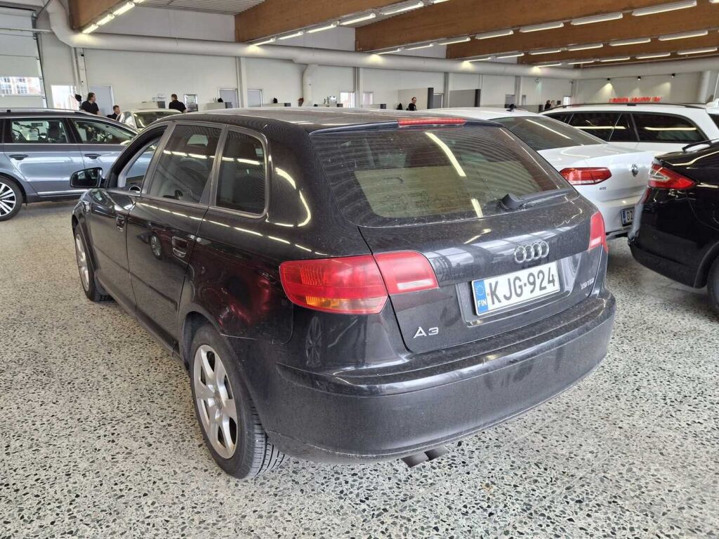 Audi A3 2007 Musta