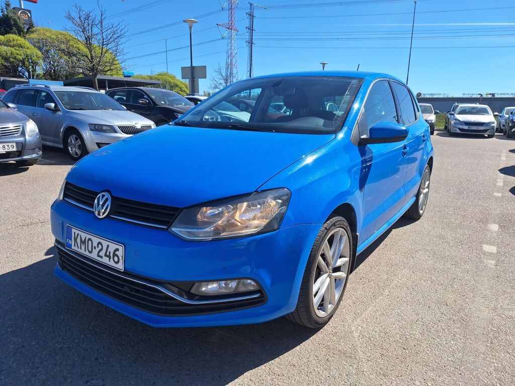 Volkswagen Polo 2014 Sininen
