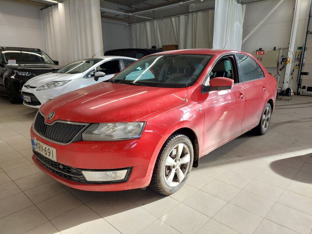 Skoda Rapid 2013 Punainen