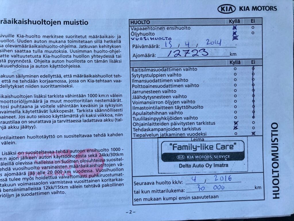 Kia Rio 2013 Metallinhohto Sininen