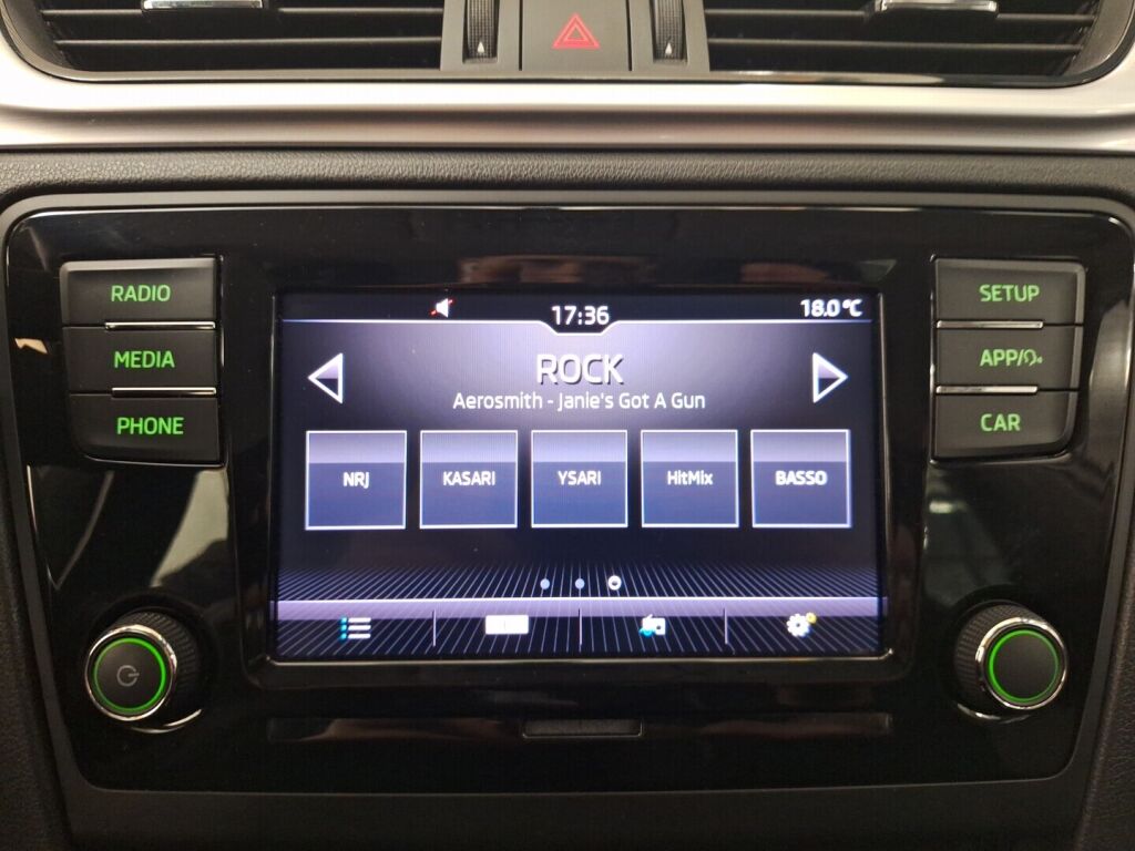 Skoda Rapid 2018 Valkoinen