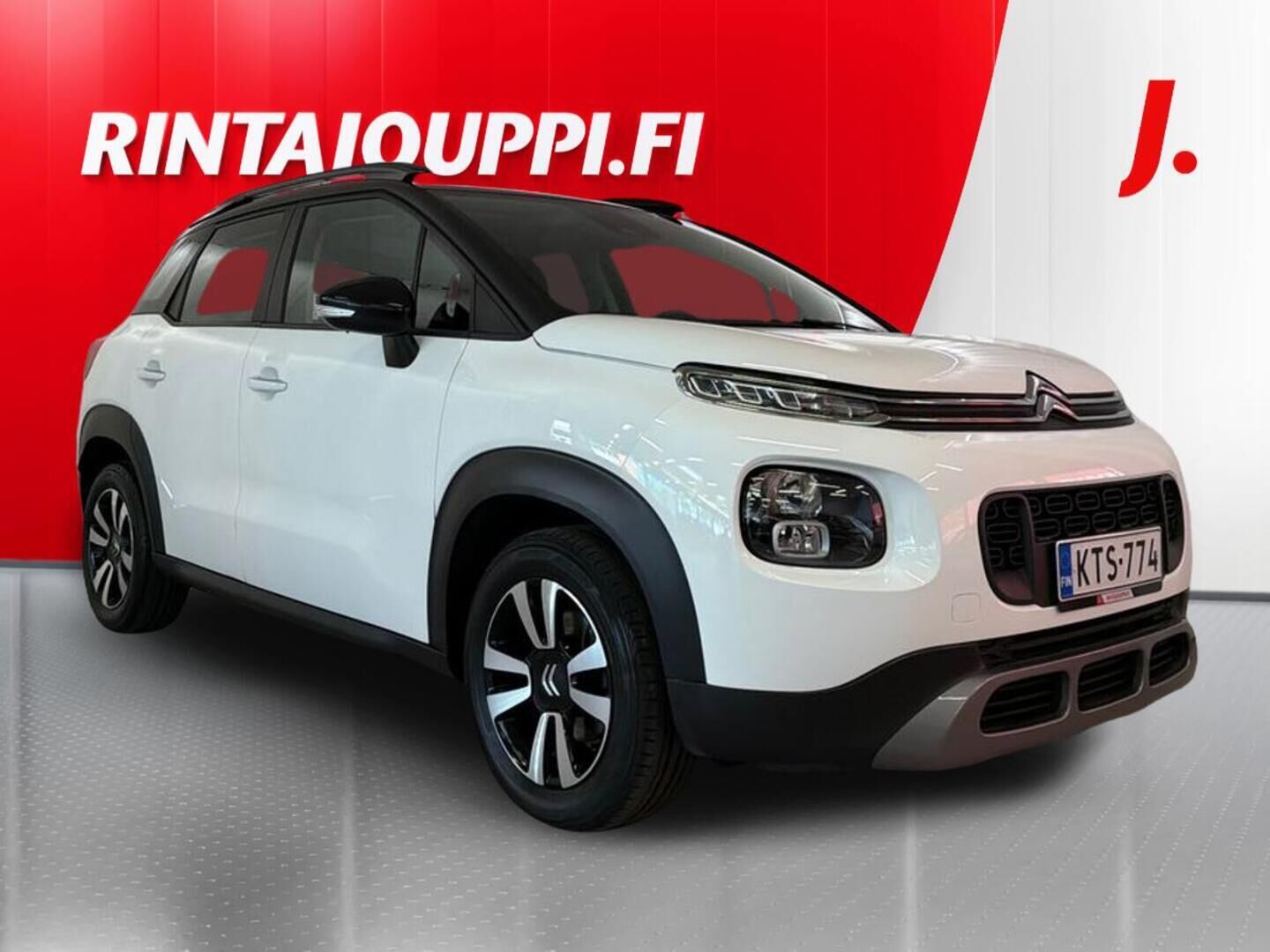 Valkoinen Citroen C3 Aircross