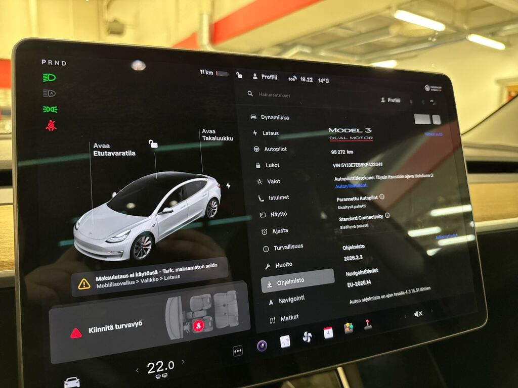 Tesla Model 3 2020 Valkoinen
