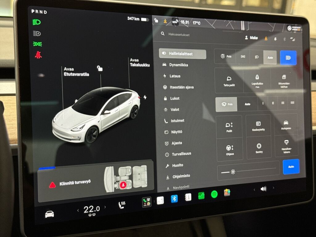 Tesla Model 3 2021 Valkoinen