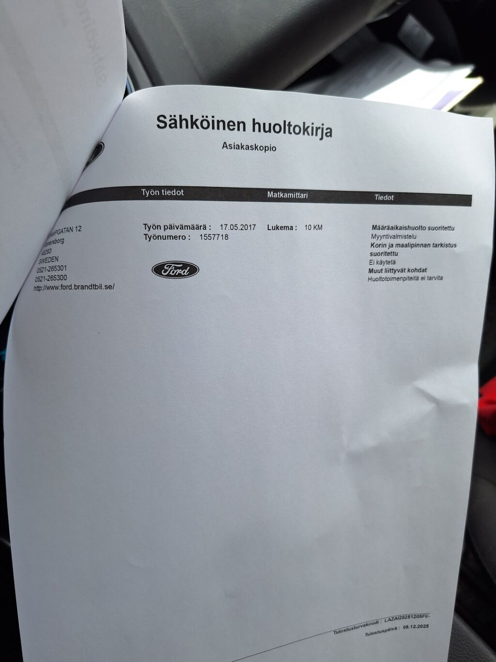 Ford Focus 2017 Valkoinen