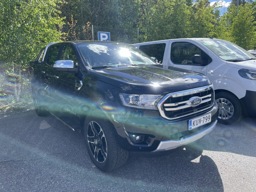 Ford Ranger 2022 Metallinhohto Musta (Agate Black Metallic)