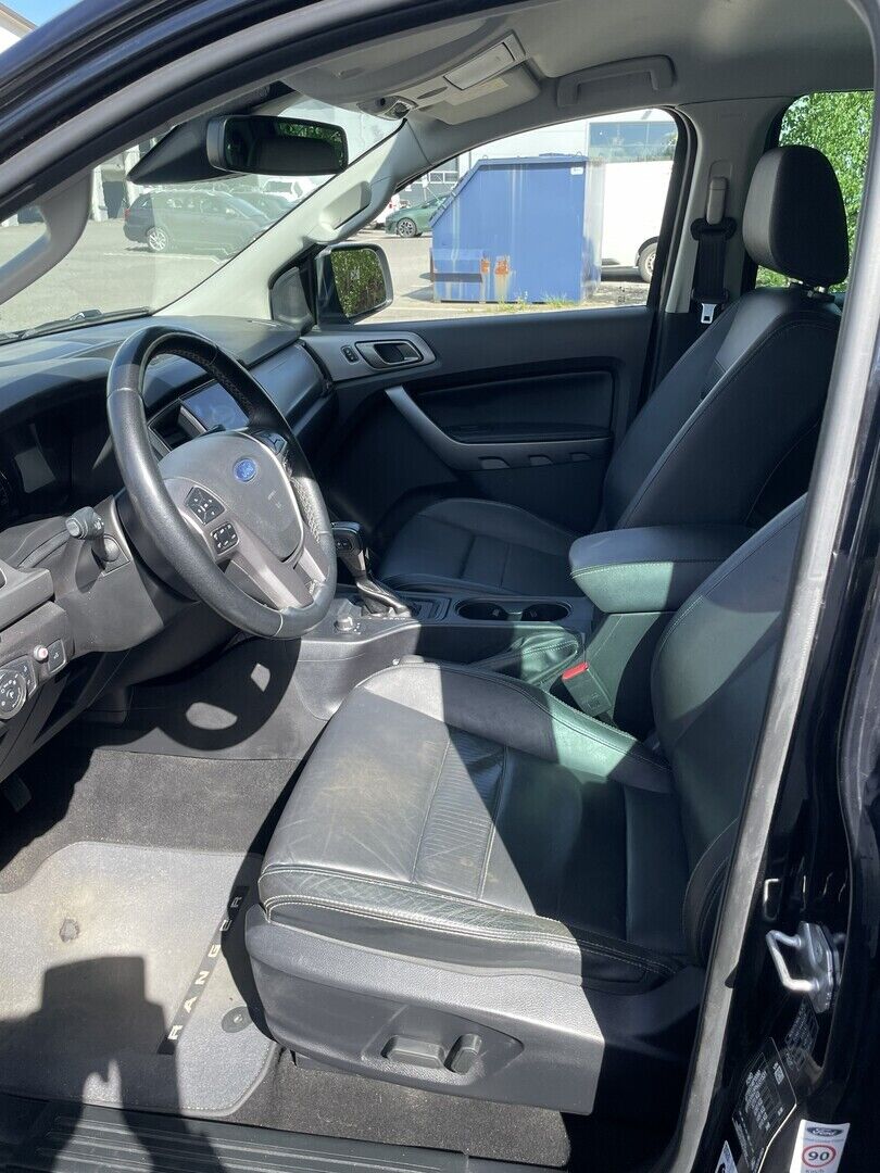 Ford Ranger 2022 Metallinhohto Musta (Agate Black Metallic)