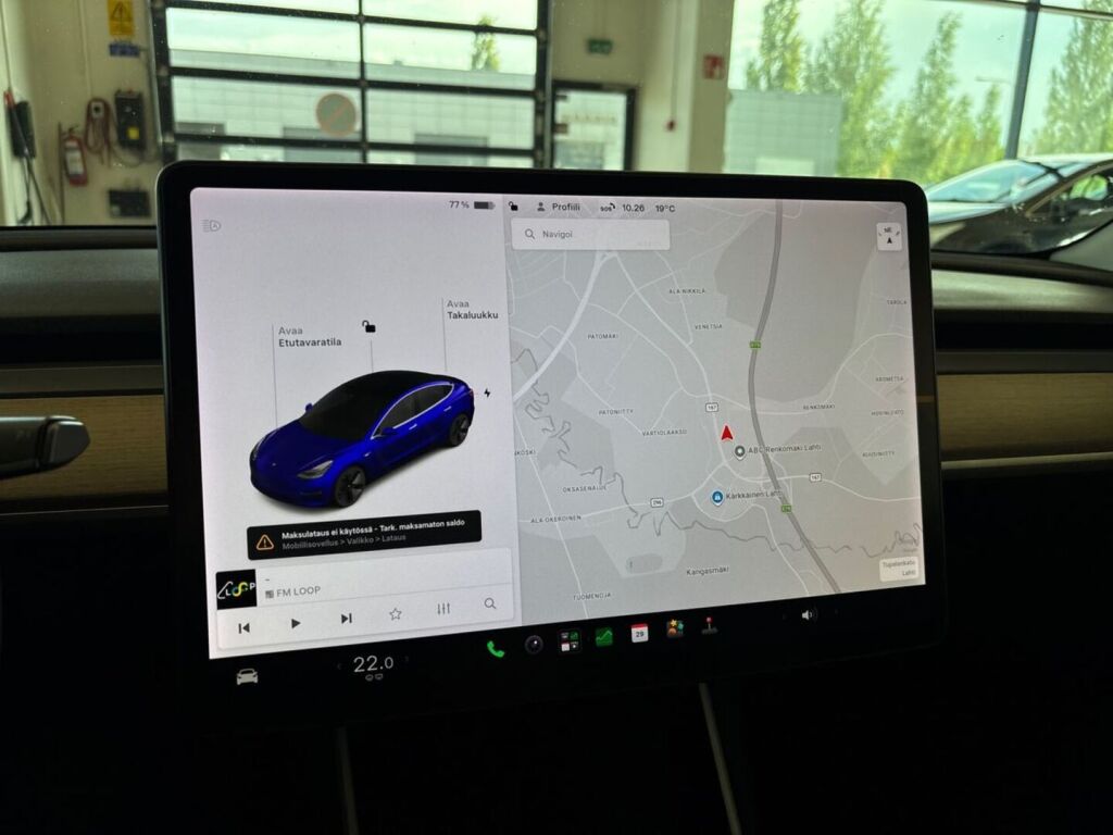 Tesla Model 3 2019 Sininen