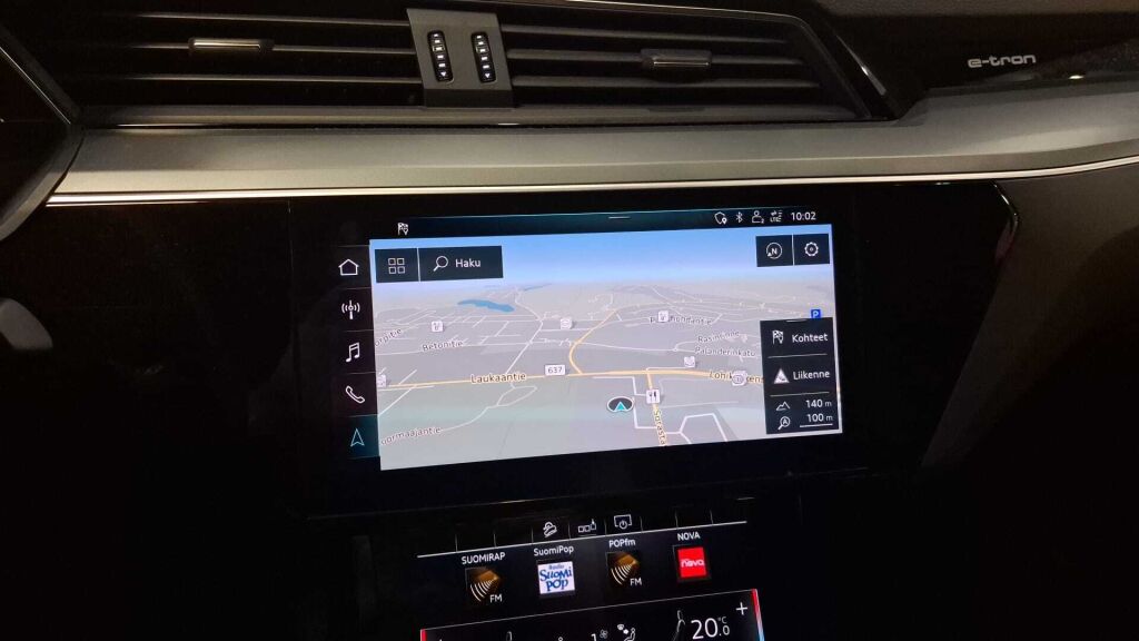 Audi e-tron 2020 Musta