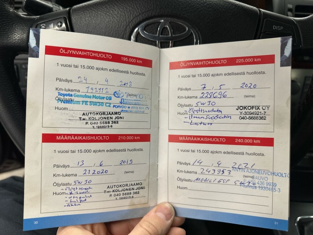 Toyota Avensis 2007 Punainen