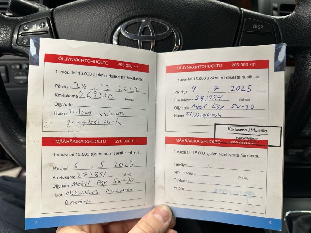 Toyota Avensis 2007 Punainen