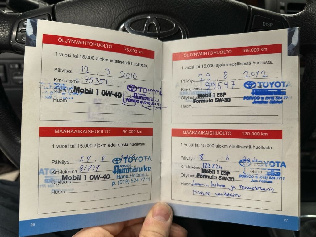 Toyota Avensis 2007 Punainen