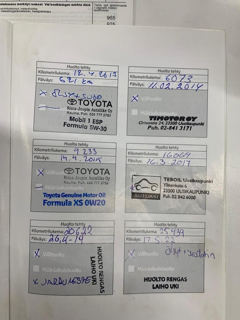 Toyota Yaris 2013 Punainen