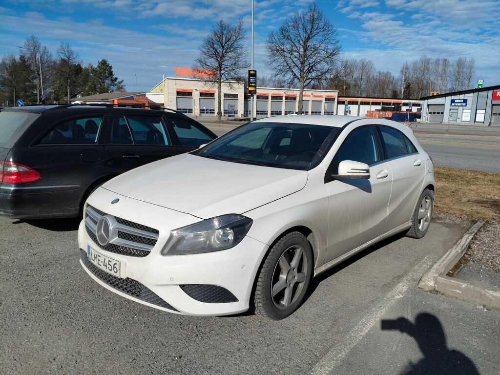 Mercedes-Benz A 2013 Valkoinen