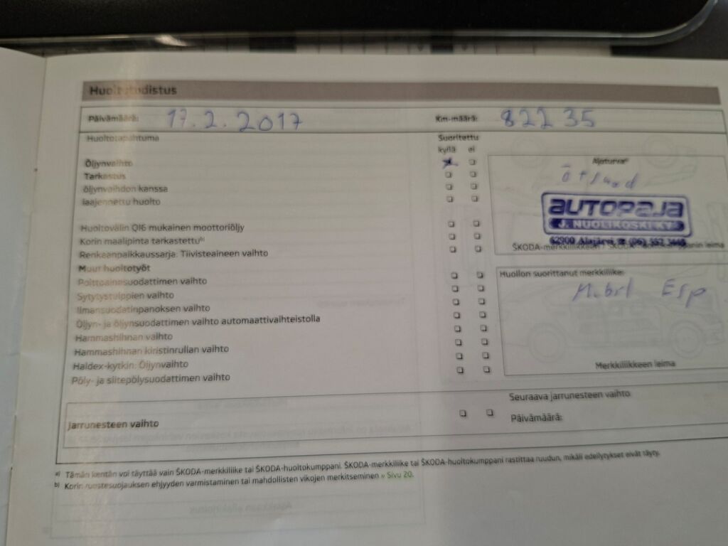 Skoda Octavia 2013 Valkoinen