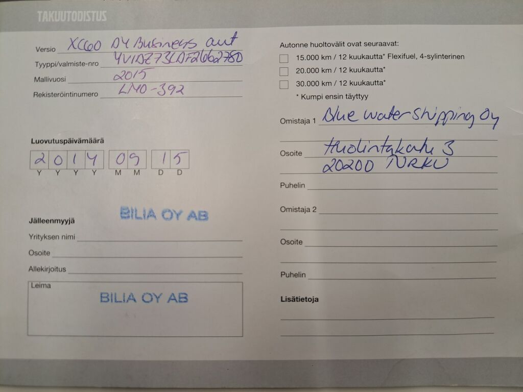 Volvo XC60 2015 Valkoinen