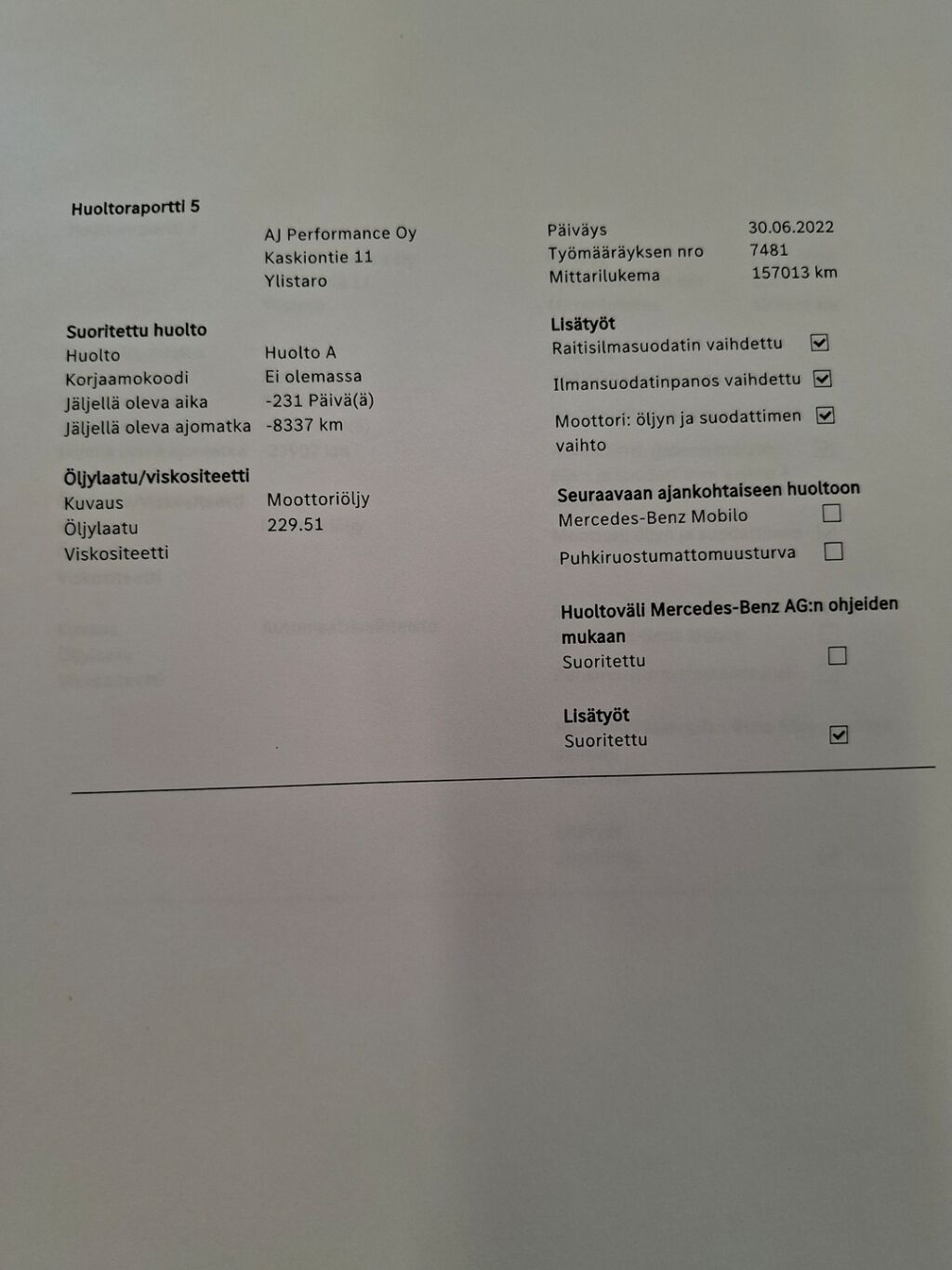 Mercedes-Benz C 2016 Sininen