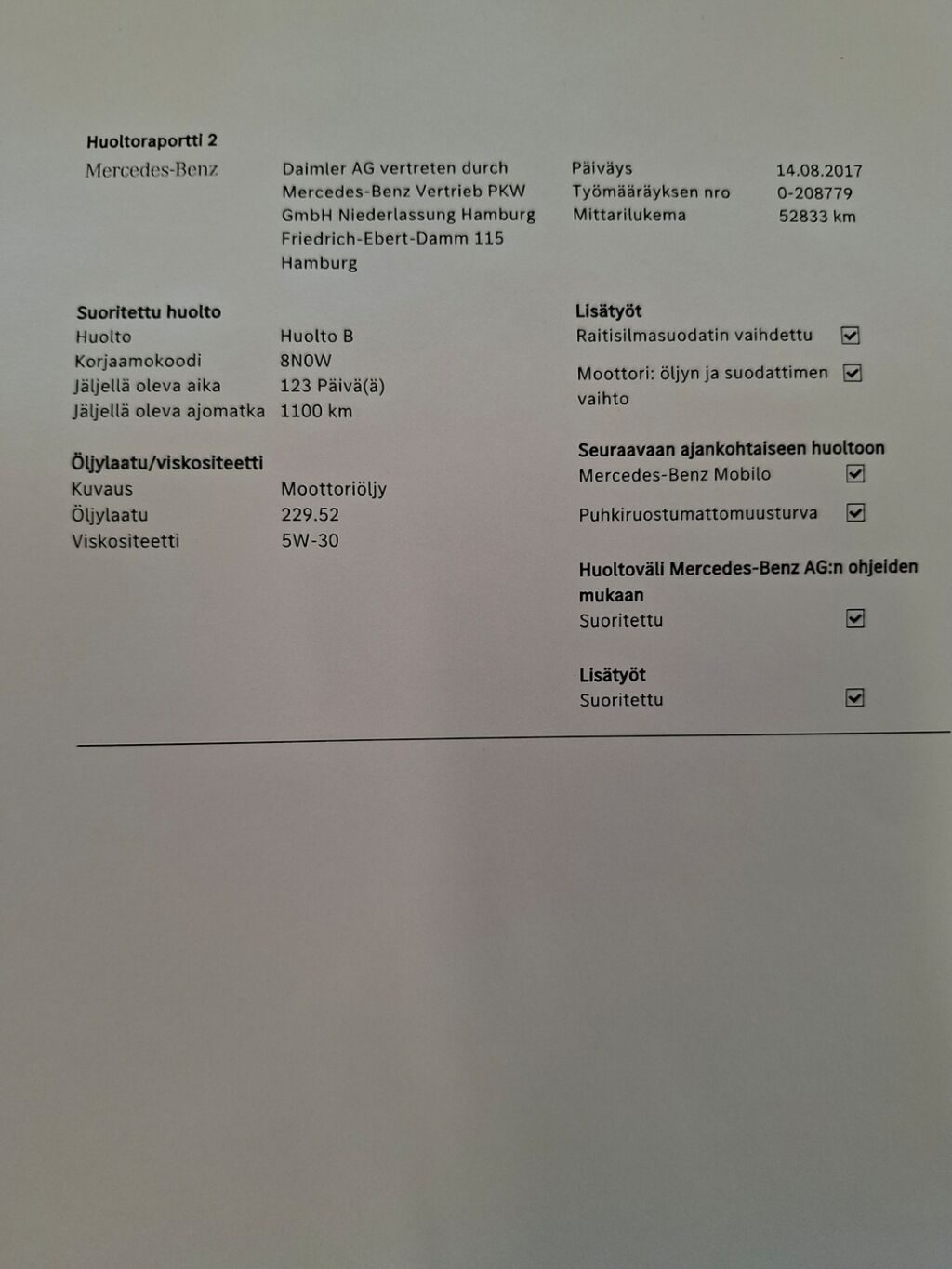 Mercedes-Benz C 2016 Sininen