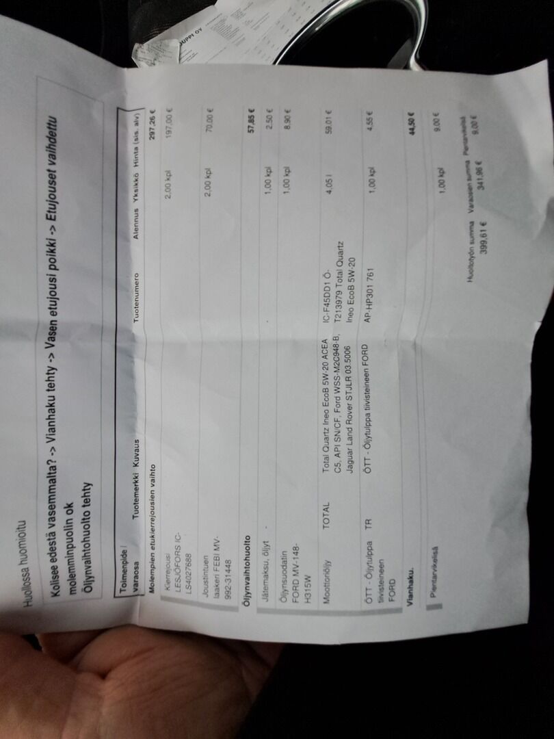 Ford Mondeo 2016 Valkoinen